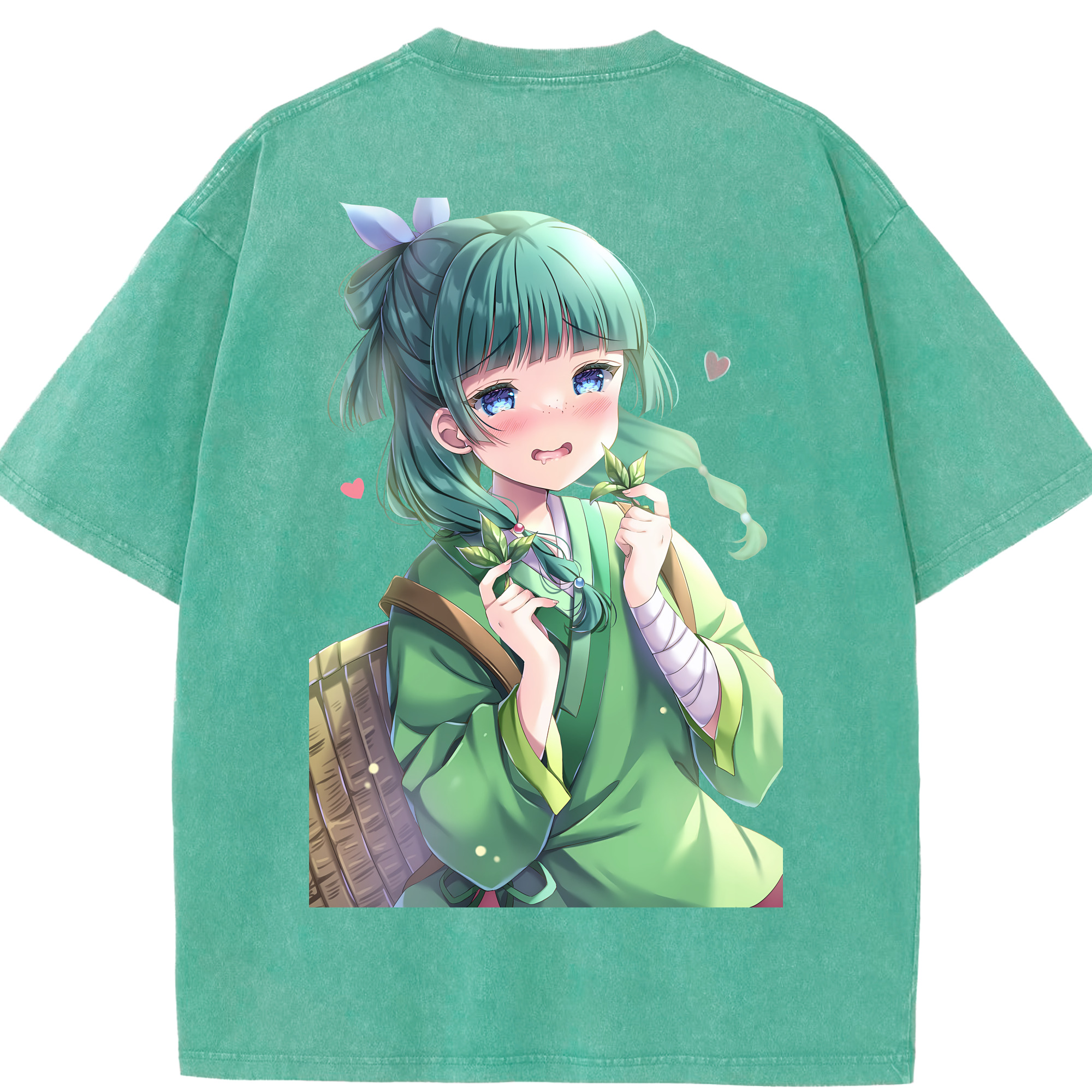 （画像用） 薬屋のひとりごと The Apothecary Diaries 綿100% ヴィンテージ風 半袖Tシャツ（背面プリント）
